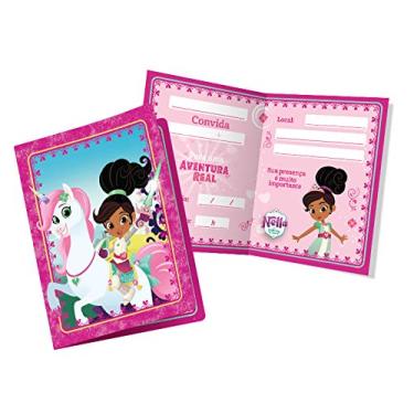 Imagem de Convite Princesa Nella 08 Un.