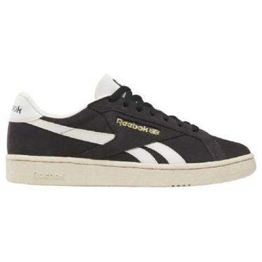 Imagem de Reebok Tênis adulto unissex Club C Grounds, Giz Paperwhite Washedblack, 12.5 Women/11 Men