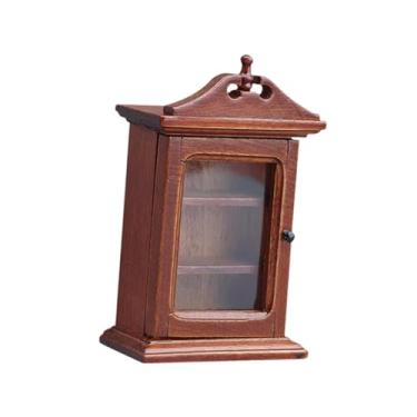 Imagem de simhoa Armário em Miniatura para Casa de Bonecas, Escala 1/12, Brinquedo Infantil para Brincar de Faz-de-conta.