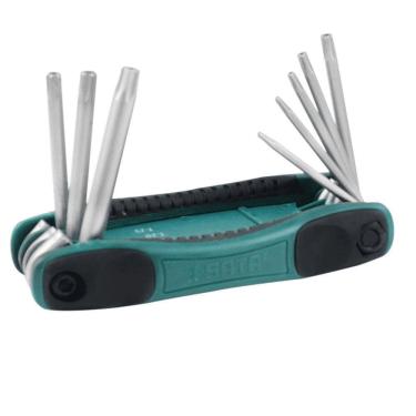 Imagem de Jogo De Chave Torx Tipo Canivete Sata T9-t40 Com 8 Peças - St09123sj