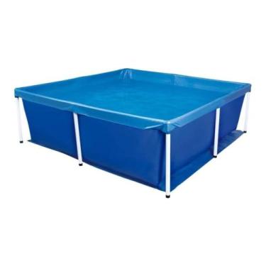 Imagem de Piscina Estruturada 2000 Litros PVC 1,87m x 1,87m x 58cm Azul MOR - 10