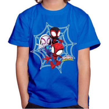 Imagem de Camiseta Camisa Infantil Juvenil Super Herói Homem Aranha Spider Man M