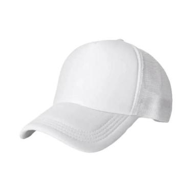 Imagem de Boné Snapback Unissex Preto - Ajustável, de Malha, para Hip Hop, 54-60