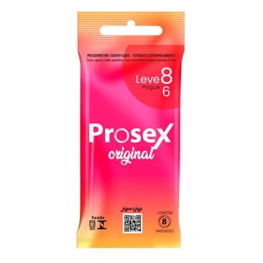 Imagem de Preservativo Prosex Lubrificado Leve 8 Pague 6 Unidades