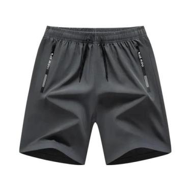 Imagem de Bermuda Esportiva Masculina De Secagem Rápida Para Corrida, Verão, Aca