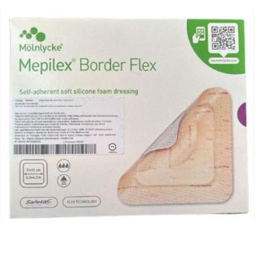 Imagem de Curativo De Espuma 5 Camadas Mepilex Border Flex 1515 C/5 - Mölnlycke