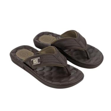 Imagem de Chinelo Masculino Leve com Amortecedor e Sola Antiderrapante (Marrom, BR, Adulto, Numérico, 39)