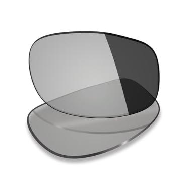 Imagem de Mryok Lentes de substituição UV400 para óculos de sol Maui Jim Longboard MJ222 61 mm, HD Polarized, proteção UV, resistente a impactos e ajuste perfeito - Cinza fotocromático anti luz azul