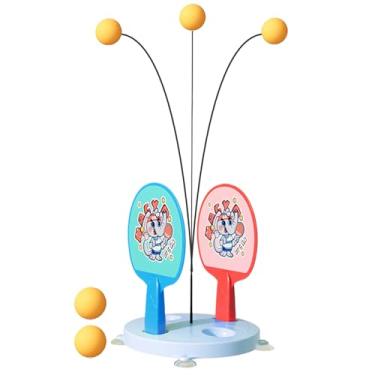 Imagem de Equipamento de tênis de mesa, tênis de mesa, cano elástico, acessórios esportivos para crianças, adultos, jogadores, exercícios, ambientes internos, externos, casa, escritório, academia, garagem