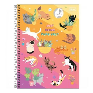 Imagem de Caderno Espiral Capa Dura Universitário Hug Me 1 Matéria 80 Folhas Tilibra Estampa 3