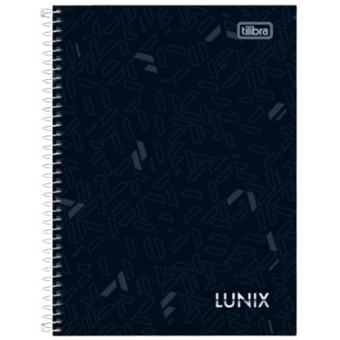 Imagem de Caderno Universitário Capa Dura A4 1 Matéria 80 Folhas Lunix Tilibra Preto