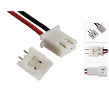 Imagem de Conector De Cabo Plugue Macho E Fêmea JST XH 2.54mm 2 Pinos 10Pares/15