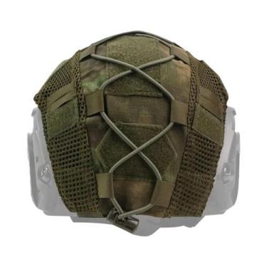 Imagem de Capa Tática Multi-Camuflagem Para Capacete Fast, Equipamento Militar P