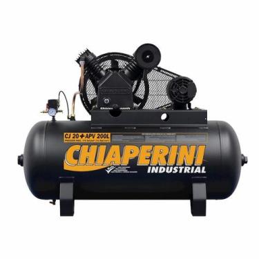 Imagem de Compressor de Ar Alta Pressão Trifásico Contínuo 5HP 200L 015709 Chiap