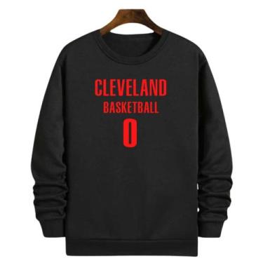 Imagem de Blusa Moletom Gola Basquete Cleveland Basketball número 0 - Loja Click