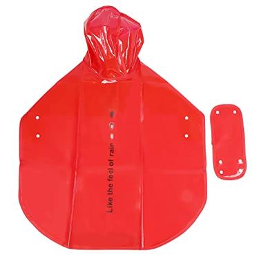 Imagem de Ainoli PU Vermelho Pet Impermeável À Prova de Chuva Com Capuz Capa de Chuva Casaco Jaqueta Roupas para Cães Gatos (6XL)