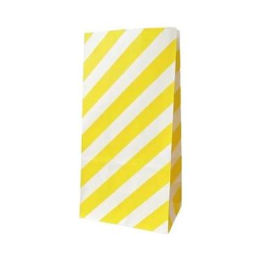 Imagem de Sacos Coloridos Com Listras E Bolinhas, 10 Peças, 18x9x6cm, Sacos Para