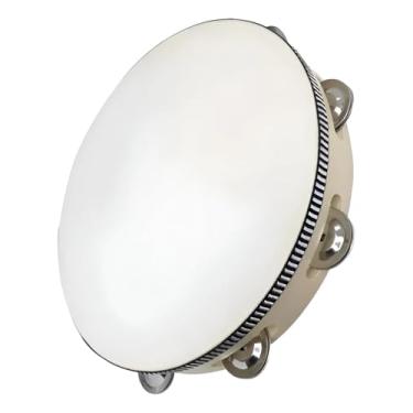 Imagem de Pandeiro Corpo Madeira 10 Pele Animal 8 Platinela