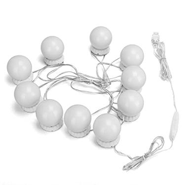 Imagem de Acouto Luzes LED para Espelho de Maquiagem Com Brilho Regulável e Alimentação USB para Em Espelhos e