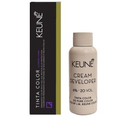 Imagem de Tinta Keune Color UC 4.35 Cast Med Chocola + Developer 20vol