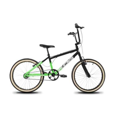 Imagem de Bicicleta Infantil Masculina Aro 20 com Freio V-Brake,Verde Degrade Branco