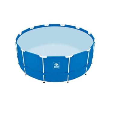 Imagem de Piscina De Armação 10000 Litros Azul Matinho Bel Fix