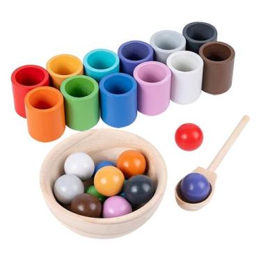 Imagem de Copo de classificação de cores para bebês Emparelhamento Enl - Gloome 