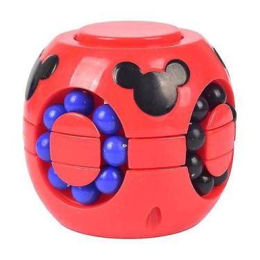 Imagem de Puzzle Cube Fingertip Burger Cube Gyroscope Magic Bean Toy - Gloome St