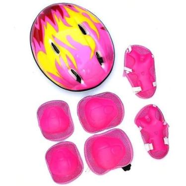 Imagem de Conjunto protetor para crianças de 7 peças de joelheiras e cotovelo - 
