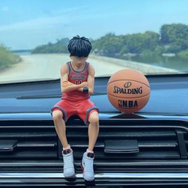 Imagem de Figura: enfeites de carro Slam Dunk Rukawa Kaede, 14 cm, Bandai - Gloo