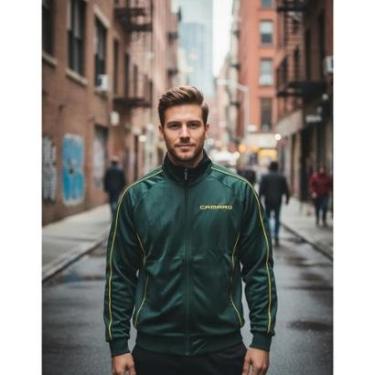 Imagem de JAQUETA MASCULINA TRILOBAL CAMARO PRETO AMARELO-Masculino