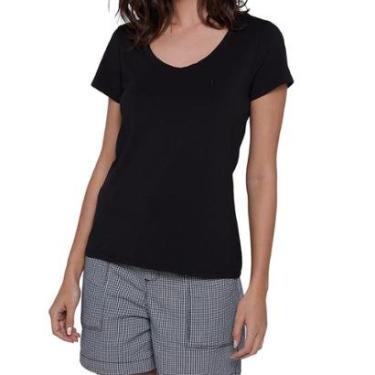 Imagem de Camiseta Feminina Dudalina MC T-Shirt Malha Lisa - 110150-Feminino