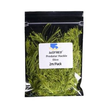 Imagem de Pacote De 2M De Material De Chenille Predator Hackle De Face Única Par