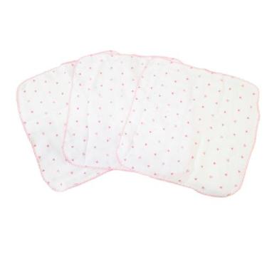 Imagem de Kit Com 5 Fralda De Pano Luxo Cremer 70x70cm Com Crochê - DUGU, Femini