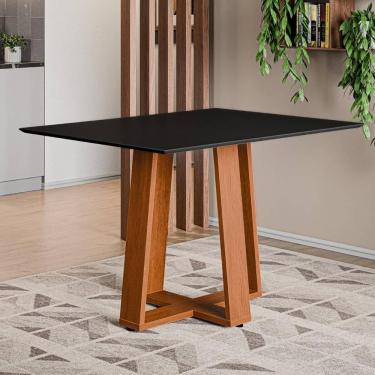 Imagem de Mesa de Jantar com Vidro 4 Lugares Multimóveis CR50241