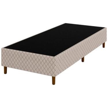 Imagem de Base Cama Box Solteiro Umaflex 26x88x188cm Verona, Bege, Solteiro