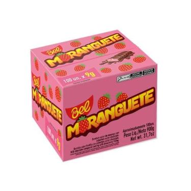 Imagem de Bombom Moranguete Bel C/ 100un 900g