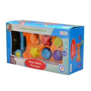 Imagem de Brinquedo Educativo Bate Bate Formas Geométricas-Pais&Filhos - PAIS E 