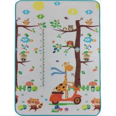 Imagem de Tapete Infantil Dobravel Reversivel 2 Em 1 Animais Nas Alturas - Ibimb