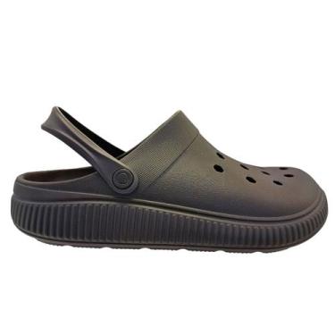 Imagem de Babuche Feminina Calce Fácil Leve Moleca Clog Confortável Cor:PretoTam