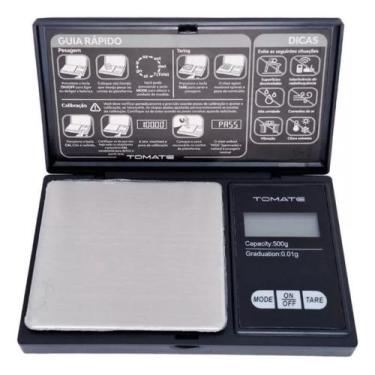 Imagem de Mini Balança Digital Alta Precisão 0.01g Até 500g Tomate MH505 MASTER