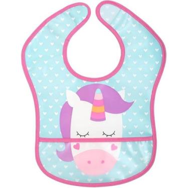 Imagem de Babador Com Bolso Animal Fun Unicórnio Buba