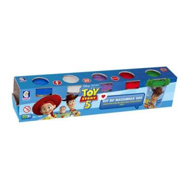 Imagem de Kit de Massinhas Toy Story 5 Potes 50g Criativo - Cotiplás 2936