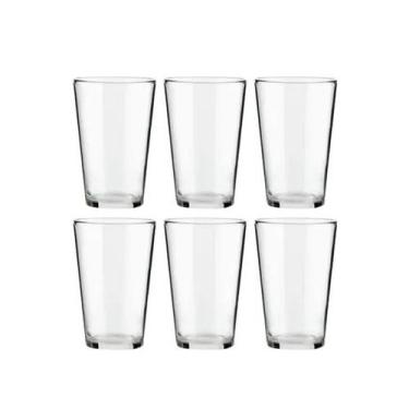 Imagem de Jogo copos vidro dia a dia  6pcs 220ml - UtilBazar