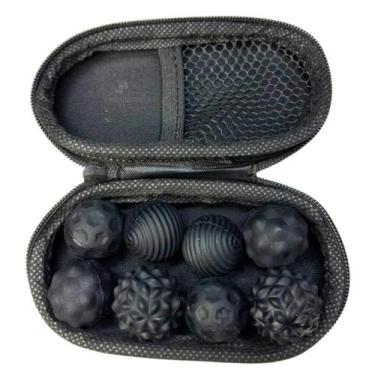 Imagem de Kit 8 Bolinhas Massageadoras Magnética Anti Stress Ansiedade Cor:Roxo 