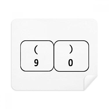 Imagem de Teclado Symbol 9 0, pano de limpeza, limpador de tela, 2 peças, tecido de camurça