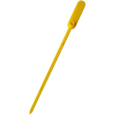 Imagem de Lacre Para Malote Amarelo Escada Pp 16Cm Pacote Com 100