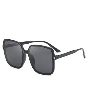 Imagem de Fashion Oversized Square Sunglasses Women Luxury Designer Vintage Gradient Sun Glasses UV400 Classic Big Frame Eyewear For Lady,C1,china