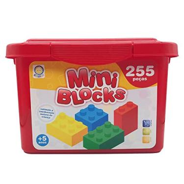 Imagem de Blocos de Montar 255 Peças Mini Blocks Infantil Em Caixa Kitstar