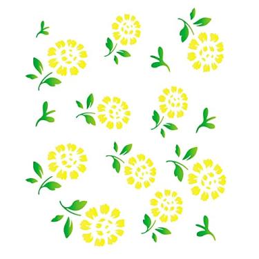 Imagem de Stencil de Acetato para Pintura OPA Simples 15 x 20 cm - 758 Estamparia Girassois